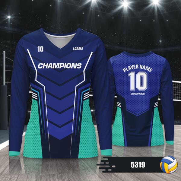 Volleyball Jersey with Colorway Full Print Sublimation - 5319 Thumbnail