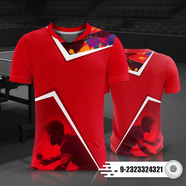 Table Tennis Jersey Full Print Sublimation - 9-2323324321 Thumbnail