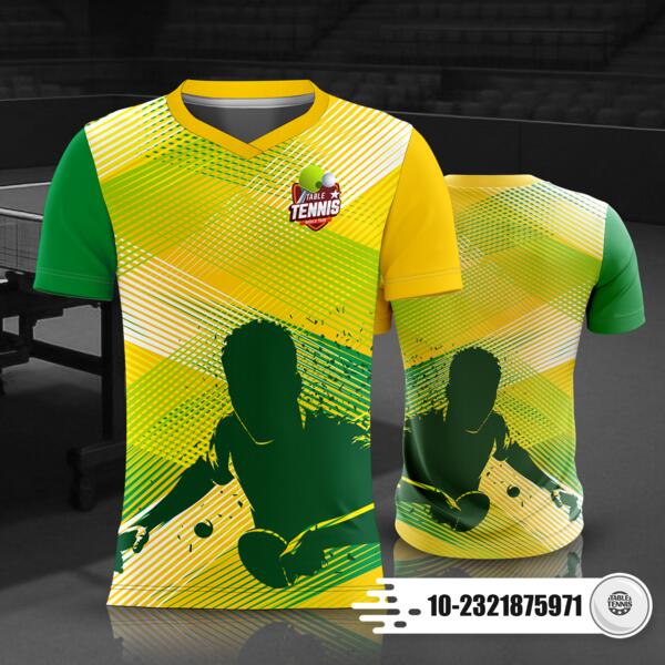Table Tennis Jersey Full Print Sublimation - 10-2321875971 Thumbnail
