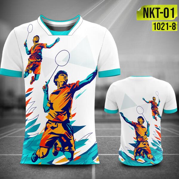 Badminton Jersey Uniform Full Print Sublimation Shirt - 1021-8 Thumbnail