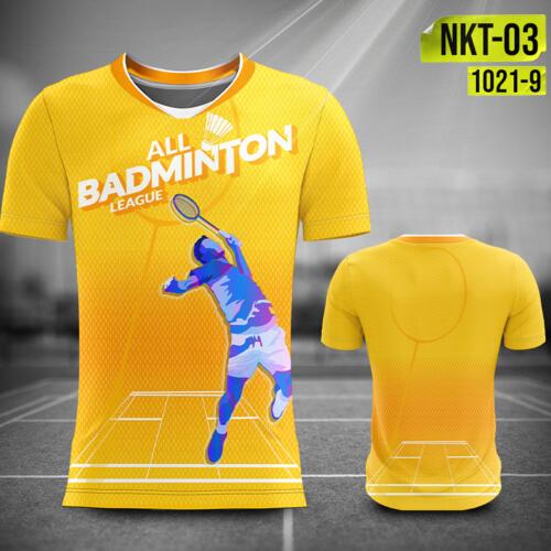 Badminton Jersey Uniform Full Print Sublimation Shirt - 1021-9 Thumbnail