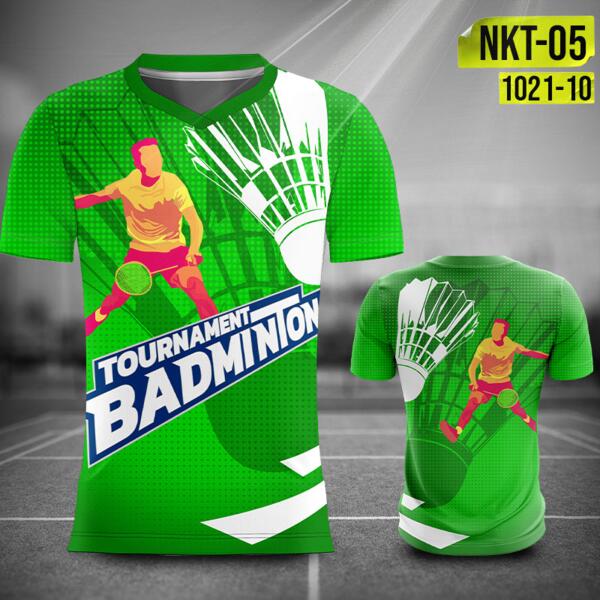 Badminton Jersey Uniform Full Print Sublimation Shirt - 1021-10 Thumbnail