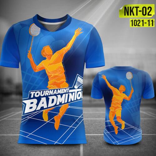 Badminton Jersey Uniform Full Print Sublimation Shirt - 1021-11 Thumbnail
