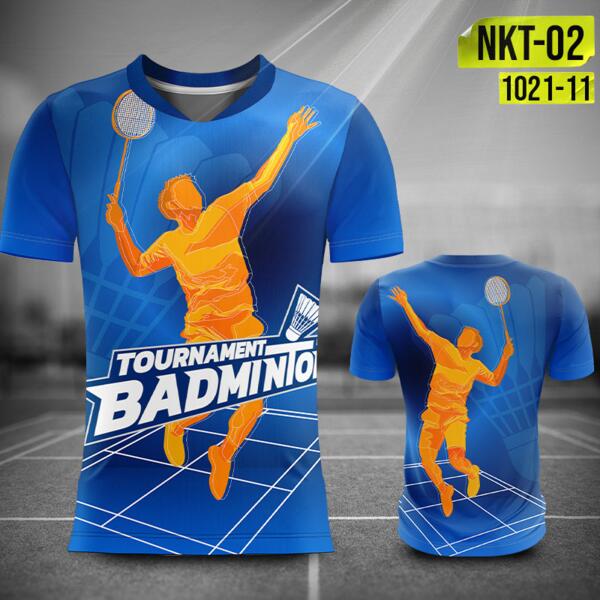 Badminton Jersey Uniform Full Print Sublimation Shirt - 1021-11 Thumbnail