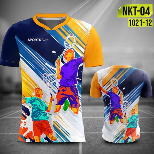 Badminton Jersey Uniform Full Print Sublimation Shirt - 1021-12 Thumbnail