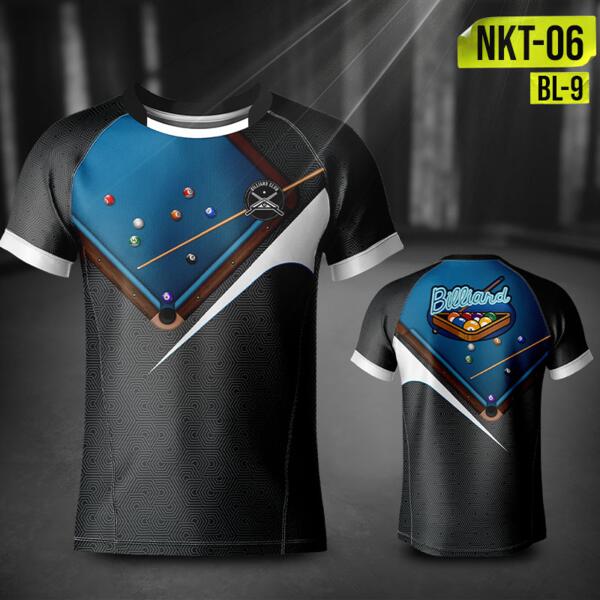 Billiard Jersey Full Print Sublimation Raglan Shirt - BL-9 Thumbnail