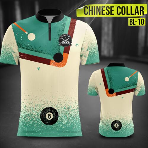 Billiard Jersey Full Print Sublimation Chinese Collar - BL-10 Thumbnail
