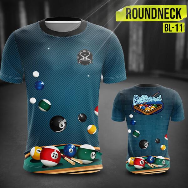 Billiard Jersey Full Print Sublimation Shirt - BL-11 Thumbnail