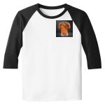 Raglan 3/4 Roundneck Shirt (White Body) Thumbnail