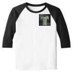 Raglan 3/4 Roundneck Shirt (White Body) Thumbnail