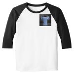 Raglan 3/4 Roundneck Shirt (White Body) Thumbnail