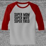 Raglan 3/4 Roundneck Shirt (Gray Body) Thumbnail