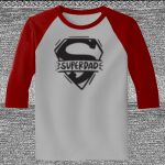 Raglan 3/4 Roundneck Shirt (Gray Body) Thumbnail
