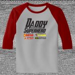 Raglan 3/4 Roundneck Shirt (Gray Body) Thumbnail