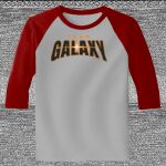 Raglan 3/4 Roundneck Shirt (Gray Body) Thumbnail