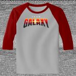 Raglan 3/4 Roundneck Shirt (Gray Body) Thumbnail