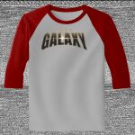 Raglan 3/4 Roundneck Shirt (Gray Body) Thumbnail