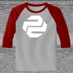 Raglan 3/4 Roundneck Shirt (Gray Body) Thumbnail