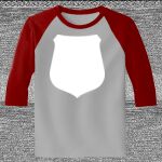 Raglan 3/4 Roundneck Shirt (Gray Body) Thumbnail
