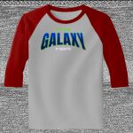 Raglan 3/4 Roundneck Shirt (Gray Body) Thumbnail