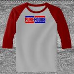 Raglan 3/4 Roundneck Shirt (Gray Body) Thumbnail