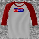 Raglan 3/4 Roundneck Shirt (Gray Body) Thumbnail