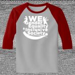 Raglan 3/4 Roundneck Shirt (Gray Body) Thumbnail