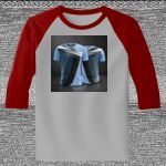 Raglan 3/4 Roundneck Shirt (Gray Body) Thumbnail
