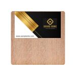 Square Wooden Fridge Magnet Thumbnail