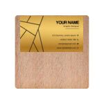Square Wooden Fridge Magnet Thumbnail