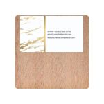 Square Wooden Fridge Magnet Thumbnail