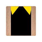 Square Wooden Fridge Magnet Thumbnail