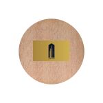 Round Wooden Fridge Magnet Thumbnail