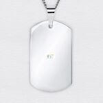 Dog Tag Stainless Necklace Thumbnail