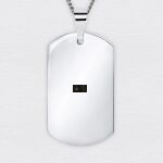 Dog Tag Stainless Necklace Thumbnail