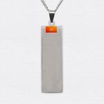 Long Rectangle Stainless Necklace Thumbnail