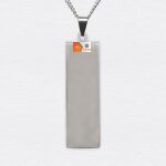 Long Rectangle Stainless Necklace Thumbnail