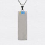 Long Rectangle Stainless Necklace Thumbnail