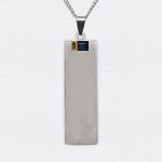 Long Rectangle Stainless Necklace Thumbnail