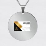 Round Stainless Necklace Thumbnail