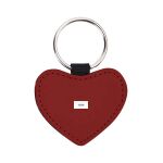 Engraving Leather Heart Keychain Thumbnail