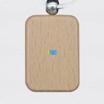 Engraving Rectangle Wooden Keychain Thumbnail