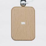 Engraving Rectangle Wooden Keychain Thumbnail