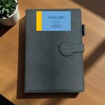 Leather Cover Planner with Clip 01 Thumbnail