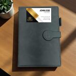 Leather Cover Planner with Clip 01 Thumbnail