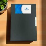 Leather Cover Planner with Silver Tag Thumbnail