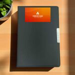 Leather Cover Planner with Silver Tag Thumbnail