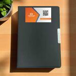 Leather Cover Planner with Silver Tag Thumbnail