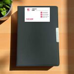 Leather Cover Planner with Silver Tag Thumbnail