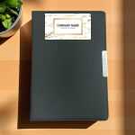 Leather Cover Planner with Silver Tag Thumbnail